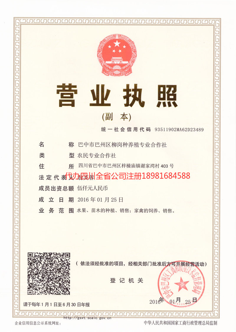 梅河口梅河口柳岗种养殖专业合作社